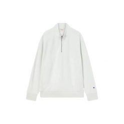 Bluza z pół zamkiem błyskawicznym Champion. Szare bluzy męskie Champion, m, z aplikacjami, z bawełny, bez kaptura. Za 340.00 zł.