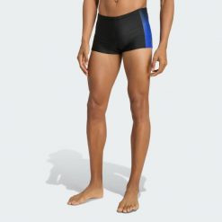BOKSERKI DO PŁYWANIA GRADIEN. Fioletowe kąpielówki męskie Adidas, l, bez wzorów, z dzianiny, do pływania. Za 129.00 zł.