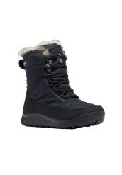 Buty zimowe damskie, Minx Shorty IV. Czarne obuwie sportowe damskie Columbia, bez wzorów, z materiału, trekkingowe. Za 501.00 zł.