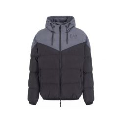 Kurtka męska EA7 Emporio Armani Train Athletic Colour Block Padded. Czarne kurtki męskie EA7, m, bez wzorów, z materiału. Za 1,129.00 zł.