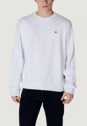 Bluza Mężczyzna NAPAPIJRI BALIS CREW SUM 2. Białe bluzy męskie Napapijri, m, bez wzorów, z bawełny, bez kaptura. Za 289.65 zł.