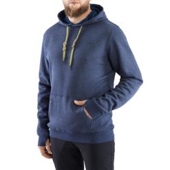 Bluza turystyczna męska Viking Laxa Bamboo z kapturem. Niebieskie bluzy męskie Viking, m, bez wzorów, z bawełny, z kapturem. Za 159.90 zł.