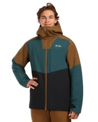 Kurtka narciarska Kilpi Killyan. Brązowe kurtki męskie Kilpi, na zimę, l, bez wzorów, z materiału, sportowe, z kapturem. Za 539.99 zł.