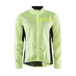Windbreaker Craft Essence Light Wind. Żółte kurtki męskie Craft, rowerowe. Za 429.00 zł.