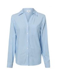 S.Oliver Bluzka Kobiety wiskoza niebieski, 46. Niebieskie bluzki damskie S.Oliver, s, bez wzorów, z wiskozy, eleganckie, bez kołnierzyka, bez ramiączek. Za 229.95 zł.