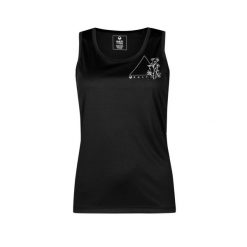 Koszulka damska Halti Salves Top. Czarne koszulki sportowe damskie Halti, xs, bez wzorów, bez kołnierzyka, bez ramiączek. Za 124.99 zł.