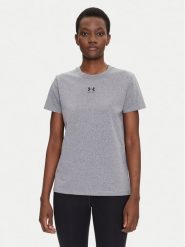 Under Armour Koszulka techniczna Rival Core 1383648 Szary Regular Fit. Szare koszulki sportowe damskie Under Armour, s, bez wzorów, z bawełny, bez kołnierzyka, bez ramiączek, na fitness i siłownię. Za 79.99 zł.