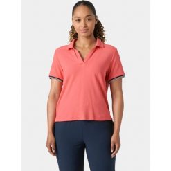 Koszulka Polo Damska Helly Hansen W Portofino. Czerwone koszulki sportowe damskie Helly Hansen, s, bez wzorów, bez kołnierzyka, bez ramiączek, żeglarskie. Za 299.00 zł.