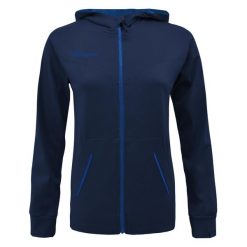 Bluza z kapturem OSHA damska jasnoniebieska. Niebieskie bluzy damskie Legea, xs, bez wzorów, z bawełny, z kapturem. Za 68.00 zł.