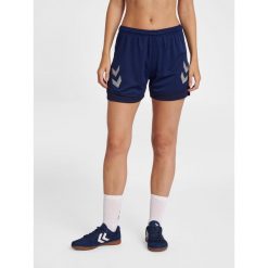 Damskie Szorty z poliestru Hummel Lead. Niebieskie szorty sportowe damskie Hummel, na lato, s, bez wzorów, klasyczne, na fitness i siłownię. Za 119.00 zł.