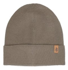 Czapka Jesienno-Zimowa (beanie) – Alties - Mleczna Kawa. Białe czapki i kapelusze męskie Alties, na zimę, bez wzorów, z dzianiny, sportowe. Za 59.00 zł.