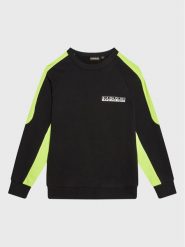 Napapijri Bluza B-Pinta NP0A4GXC D Czarny Regular Fit. Czarne bluzy dla chłopców Napapijri, bez wzorów, z bawełny, bez ramiączek, bez kaptura. Za 599.99 zł.