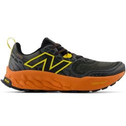Buty męskie New Balance Fresh Foam X Hierro v8 MTHIERH8 – czarne. Czarne buty sportowe męskie New Balance, z materiału, bez zapięcia, do biegania. Za 399.99 zł.