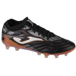 Buty piłkarskie korki męskie, Powerful Cup 2418 AG. Czarne buty sportowe męskie Joma, z materiału, bez zapięcia, do piłki nożnej. Za 289.99 zł.