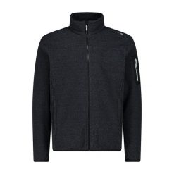 Bluza męska turystyczna CMP 38H2237. Czarne bluzy męskie CMP, m, bez wzorów, z materiału, bez kaptura. Za 279.99 zł.