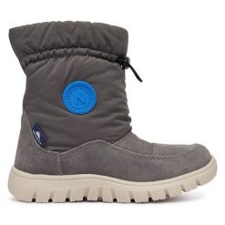 Śniegowce Naturino. Szare trampki i tenisówki chłopięce Naturino, bez wzorów, bez zapięcia. Za 434.99 zł.