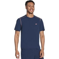 T-shirt sportowy z krótkim rękawem męski Go Dri All Day Tee. Niebieskie t-shirty męskie Skechers, m, bez wzorów, z materiału, sportowe, bez kołnierzyka. Za 129.99 zł.