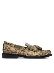 Tommy Hilfiger Loafersy Th Loafer Tassel Snake FW0FW09500 Beżowy. Brązowe mokasyny damskie Tommy Hilfiger, ze skóry. Za 699.99 zł.