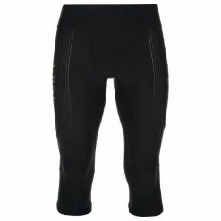 Męskie legginsy 3/4 Kilpi TERRY-M. Czarne krótkie spodenki sportowe męskie Kilpi, l, bez wzorów, trekkingowe. Za 236.15 zł.