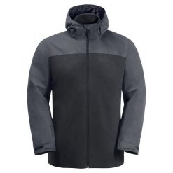 Kurtka w góry męska Jack Wolfskin Taubenberg. Brązowe kurtki męskie Jack Wolfskin, m, bez wzorów, z materiału, klasyczne, z kapturem. Za 789.99 zł.
