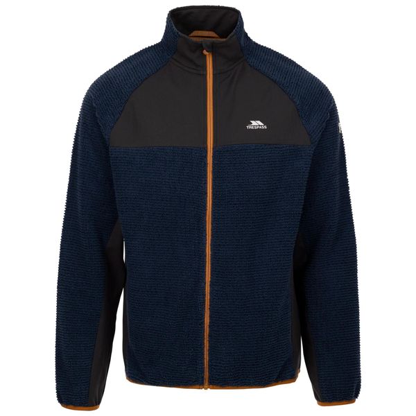 Bluza Polarowa Męska Cranwell. Niebieskie bluzy męskie Trespass, na zimę, l, bez wzorów, z dzianiny, bez kaptura. Za 190.99 zł.