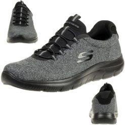 Buty sportowe Sneakersy męskie, Summits - Forton. Czarne buty sportowe męskie Skechers, bez zapięcia, do biegania, Skechers Sport. Za 199.99 zł.