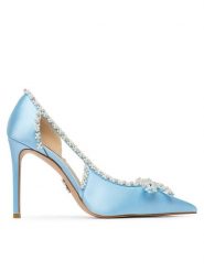 Steve Madden Szpilki Tandi 11005583 Niebieski jasny. Niebieskie szpilki damskie Steve Madden, bez wzorów, z materiału, bez obcasa, bez zapięcia. Za 689.99 zł.