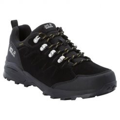 Buty trekkingowe męskie Jack Wolfskin Refugio Texapore Low. Czarne buty sportowe męskie Jack Wolfskin, trekkingowe. Za 359.99 zł.
