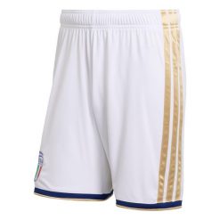 Szorty Italy 26 Home. Białe krótkie spodenki sportowe męskie Adidas, bez wzorów, do piłki nożnej, climacool (adidas). Za 199.00 zł.