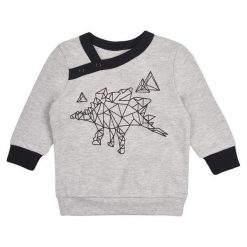 Garnamama Chłopięca Bluza Z Dinozaurem 80 Szara. Bluzy dla chłopców marki Garnamama. Za 49.00 zł.