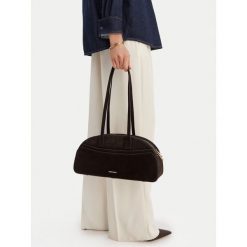 Torebka GINO ROSSI. Brązowe torebki do ręki damskie Gino Rossi, bez wzorów, klasyczne, bez dodatków. Za 399.99 zł.