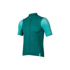 Koszulka rowerowa męska Endura FS260 SS Std emerald. Zielone buty sportowe męskie ENDURA, m, bez wzorów, bez kołnierzyka, bez ramiączek, rowerowe. Za 209.99 zł.