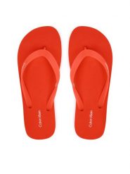 Calvin Klein Japonki Logo Strap HM0HM02105 Pomarańczowy. Brązowe klapki męskie Calvin Klein, z syntetyku. Za 149.99 zł.