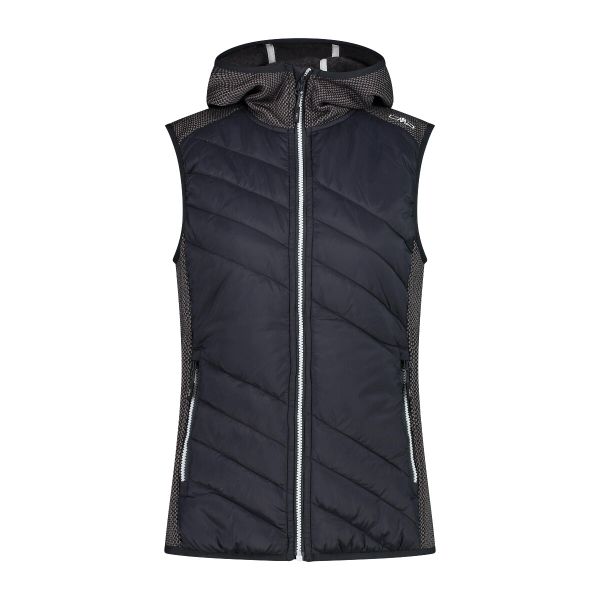 Kurtka hybrydowa z kapturem damska CMP. Brązowe kurtki damskie CMP, bez wzorów, z kapturem. Za 274.00 zł.