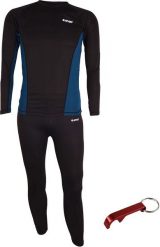 Hi-Tec Bielizna męska zestaw KAMO SET czarno-granatowa r. XL. Czarna bielizna termoaktywna męska Hi-tec, m. Za 75.05 zł.