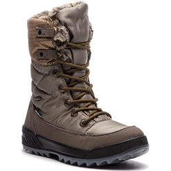 Śniegowce MANITU - 991226 Taupe 8. Brązowe śniegowce i trapery damskie Manitu, z materiału. Za 399.00 zł.