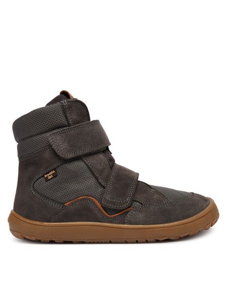 Froddo Kozaki Barefoot Tex Winter Tl G3160247-5T DD Szary. Szare buty zimowe chłopięce Froddo, bez wzorów, ze skóry, bez zapięcia. Za 379.99 zł.