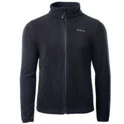Polar męski Hi-Tec Henis - czarny, Rozmiar M. Czarne bluzy męskie Hi-tec, m, bez wzorów, z materiału, bez kaptura. Za 104.99 zł.