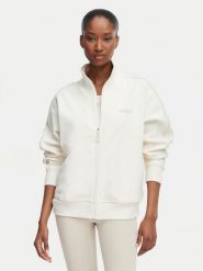 Guess Bluza V5BQ15 KCX22 Kremowy Regular Fit. Białe bluzy damskie Guess, m, z aplikacjami, z syntetyku, bez kaptura. Za 474.99 zł.