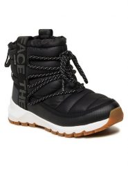 The North Face Śniegowce Thermoball Lace Up Wp NF0A5LWDR0G-050 Czarny. Czarne kozaki damskie The North Face, z materiału. Za 449.99 zł.