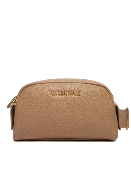 Valentino Torebka Blossom Re VBS8P215 Beżowy. Brązowe listonoszki damskie Valentino, bez wzorów, ze skóry, bez dodatków. Za 319.99 zł.