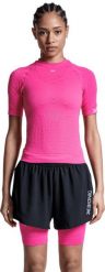 Koszulka biegowa damska X-Bionic Effektor Shirt różowa. Czerwone koszulki sportowe damskie X Bionic, l, bez wzorów, bez kołnierzyka, bez ramiączek, do biegania. Za 699.99 zł.