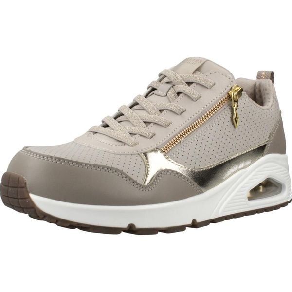 Buty SKECHERS UNO METALLIC SLIDERS Beżowy. Brązowe obuwie sportowe damskie Skechers, trekkingowe. Za 369.99 zł.