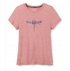 Smartwool W'S Merino Sport 150 Dragonfly Summit Short Sleeve Graphic Tee Slim Fit, J59, L. Koszulki sportowe damskie Smartwool, l, bez wzorów, bez kołnierzyka, bez ramiączek. Za 192.16 zł.