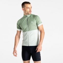 Protraction III męska koszulka rowerowa. Zielone koszulki sportowe męskie Dare 2b, m, bez wzorów, bez kołnierzyka, bez ramiączek. W wyprzedaży za 121.25 zł.