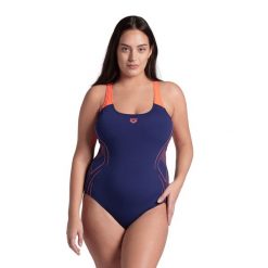 Damski strój kąpielowy jednoczęściowy kostium basen Arena Reflecting. Czarne kostiumy jednoczęściowe damskie Arena, xl, bez wzorów, sportowe, do pływania. Za 169.99 zł.