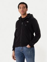 KARL LAGERFELD Bluza 705005 562900 Czarny Regular Fit. Czarne bluzy męskie KARL LAGERFELD, m, bez wzorów, z bawełny, bez kaptura. Za 1,079.00 zł.