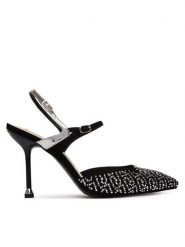 Liu Jo Szpilki Demi 13 SA6009 TX527 Czarny. Czarne szpilki damskie Liu Jo, bez wzorów, z materiału, bez obcasa, bez zapięcia. Za 769.99 zł.