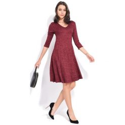 Fille Du Couturier Sukienka Damska Emeraude 40 Burgund. Czerwone sukienki damskie Fille Du Couturier, z długim rękawem. Za 229.00 zł.