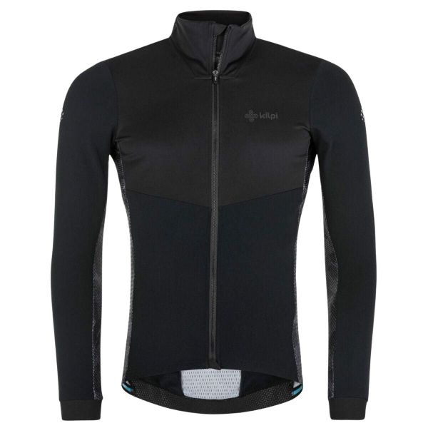 Jersey Kilpi Moveto. Czarne bluzy męskie Kilpi, z jersey, bez zapięcia, rowerowe. Za 318.77 zł.